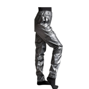 Indian blue jeans - Vegan leather - Cargo pants