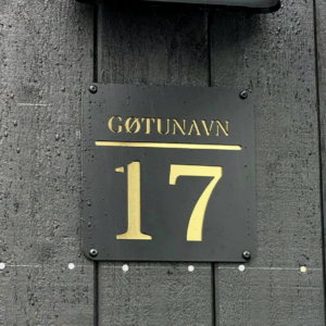 Hรบsaskelti โ Nordic Line (Svart/Gull)